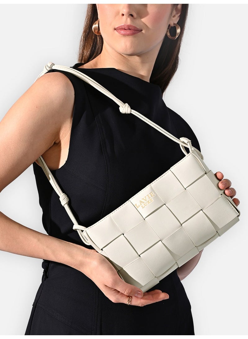 Lavie Luxe Women's Bot Elle Hobo (Off White) - Image 2